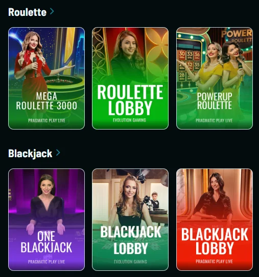 luckyriches-live-roulette-and-blackjack-lobby